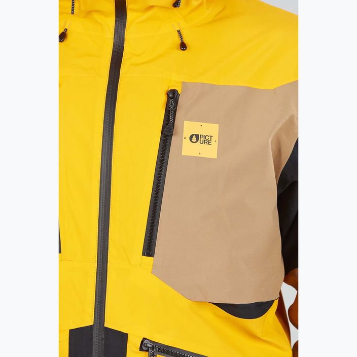 Immagine Naikoon giacca da sci da uomo 20/20 giallo 6