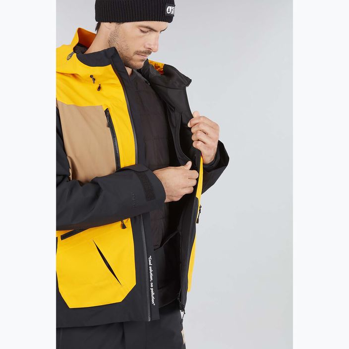 Immagine Naikoon giacca da sci da uomo 20/20 giallo 11