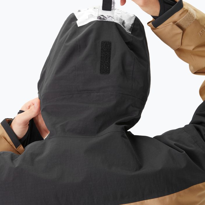 Immagine Occan giacca da sci da uomo 10/10 tannino-nero 6