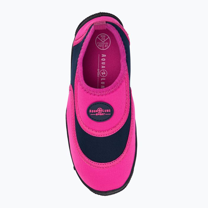 Scarpe acquatiche Aqualung Beachwalker rosa/blu navy per bambini 6