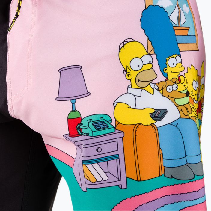 Pantaloncini da bagno Billabong Simpsons Family Couch da uomo, nero 4