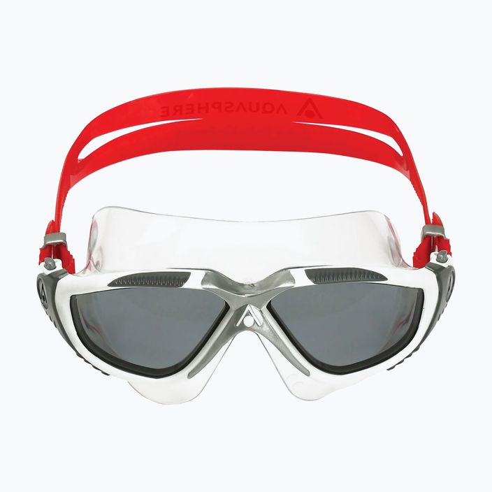 Maschera da nuoto Aquasphere Vista 2022 bianco/rosso/scuro 6