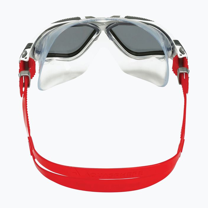 Maschera da nuoto Aquasphere Vista 2022 bianco/rosso/scuro 9