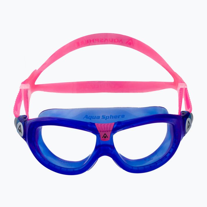 Maschera da nuoto per bambini Aquasphere Seal Kid 2 2022 blu/rosa/chiaro 2
