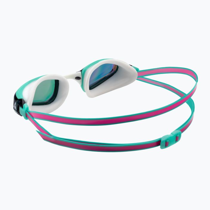 Occhiali da nuoto Aquasphere Fastlane 2022 rosa/turchese/rosa specchio 4