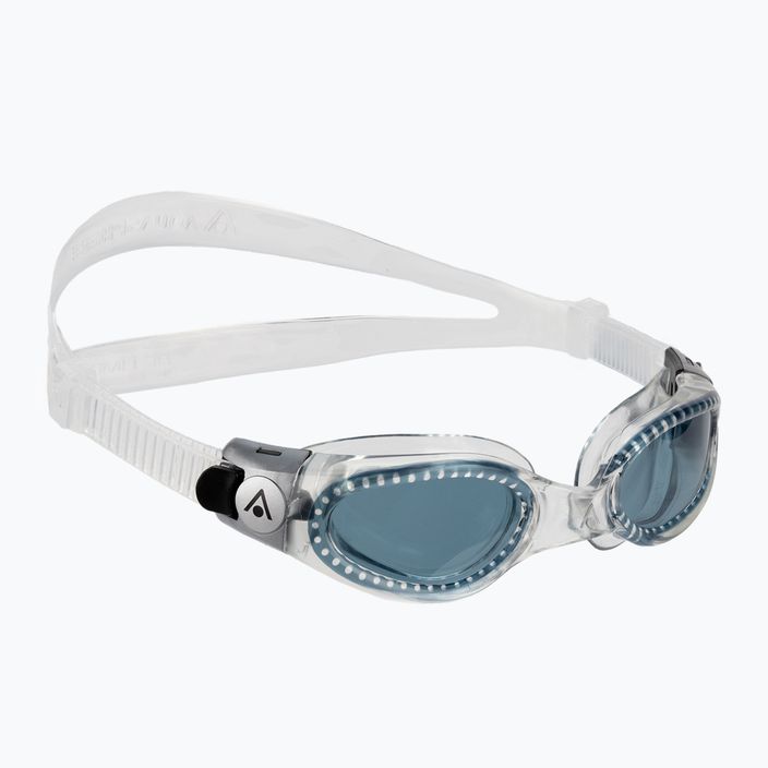 Occhialini da nuoto per bambini Aquasphere Kaiman Compact trasparenti/fumè
