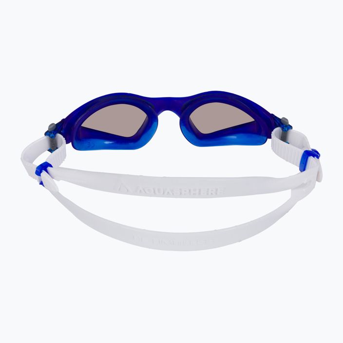 Occhialini da nuoto Aquasphere Kayenne blu/bianco/blu specchio 5