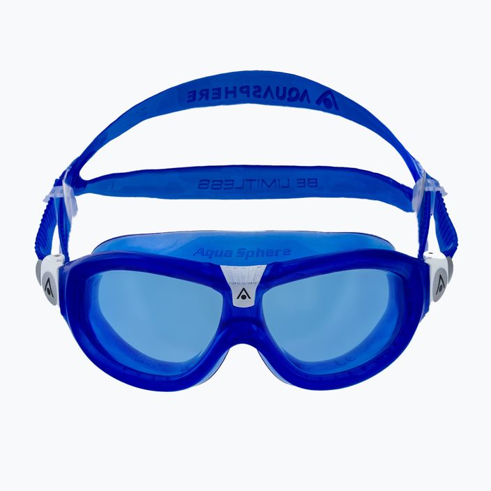 Aquasphere Seal Kid 2 maschera da nuoto per bambini blu/bianco/blu 2