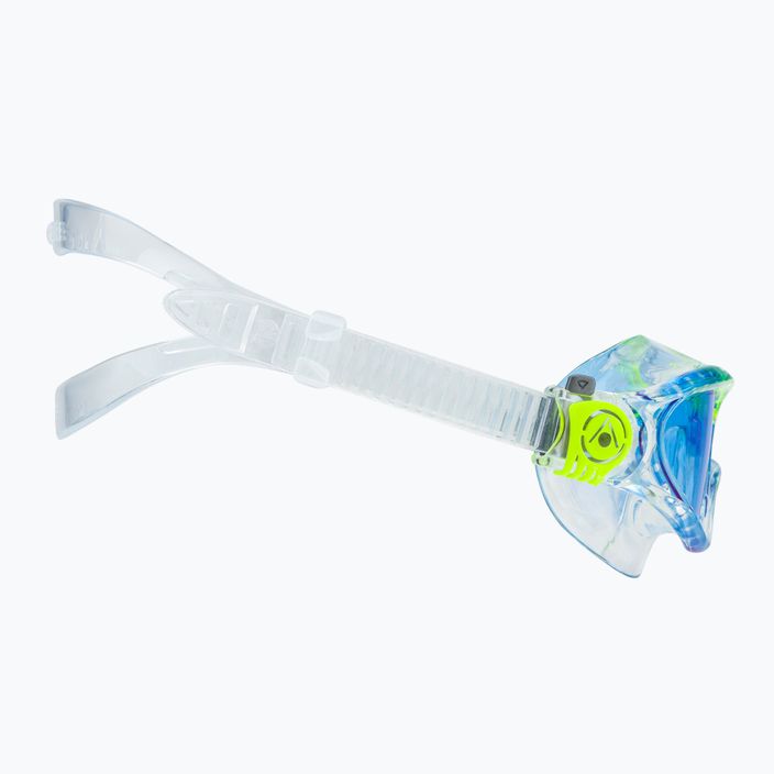 Maschera da bagno per bambini Aquasphere Vista trasparente/verde brillante/blu MS5080031LB 3