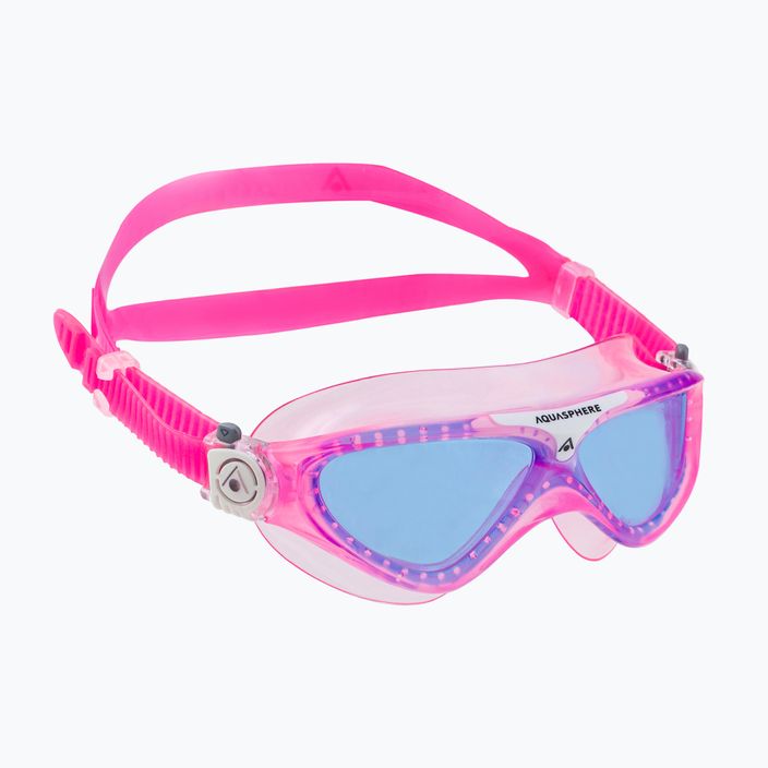 Maschera da bagno per bambini Aquasphere Vista rosa/bianco/blu MS5080209LB