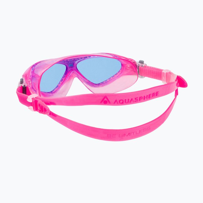 Maschera da bagno per bambini Aquasphere Vista rosa/bianco/blu MS5080209LB 4