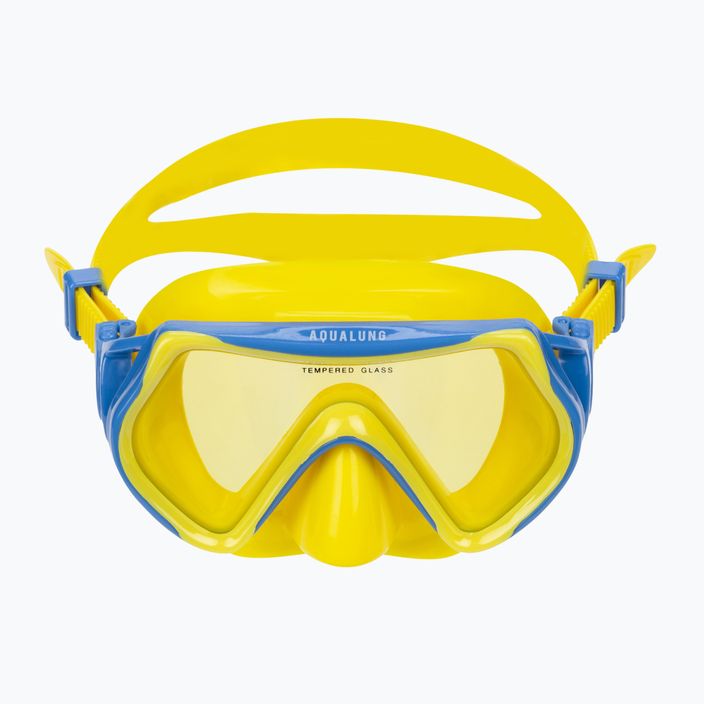 Aqualung Set Snorkeling Hero per bambini giallo/blu 3