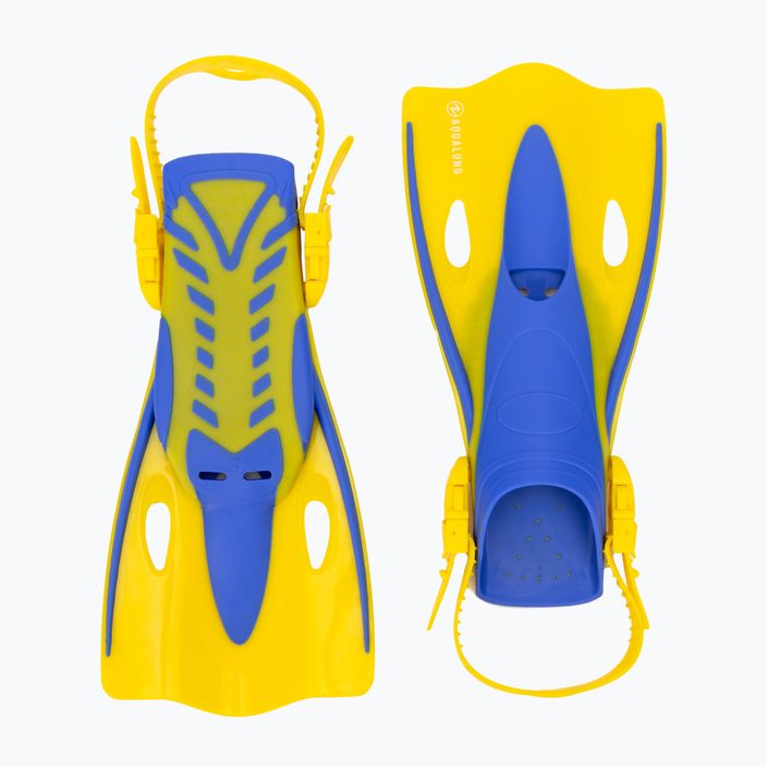 Aqualung Set Snorkeling Hero per bambini giallo/blu 8