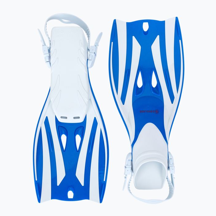 Pinne da snorkeling Aqualung Fizz blu/bianco 2