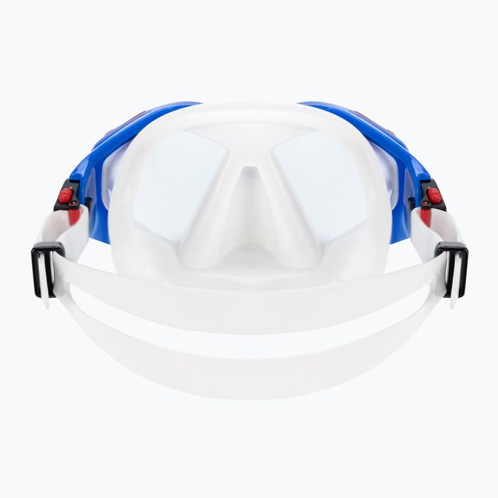 Set da snorkeling Aqualung Hawkeye Combo bianco/blu/rosso 5