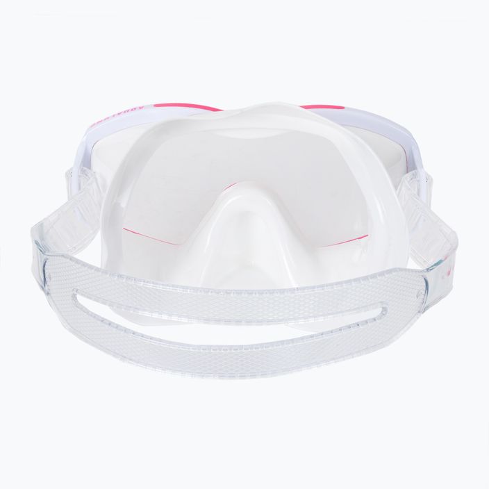 Aqualung Raccon Combo kit snorkeling per bambini bianco/rosa 6