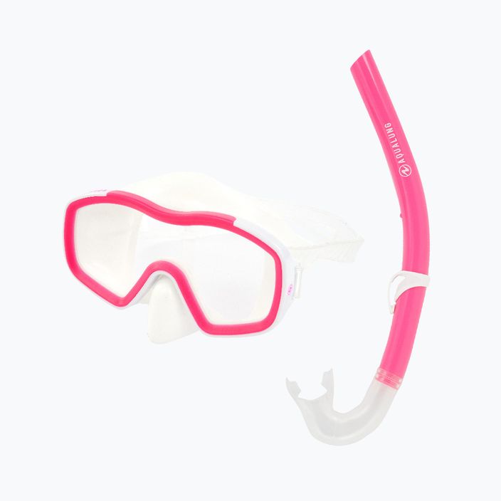 Aqualung Raccon Combo kit snorkeling per bambini bianco/rosa 10