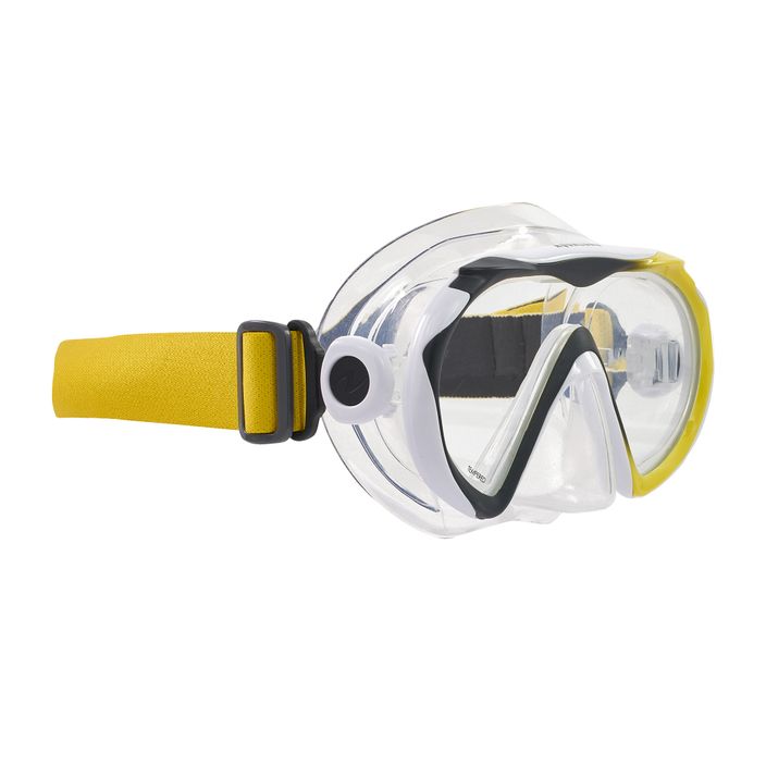 Maschera da snorkeling Aqualung Compass nera/gialla 2