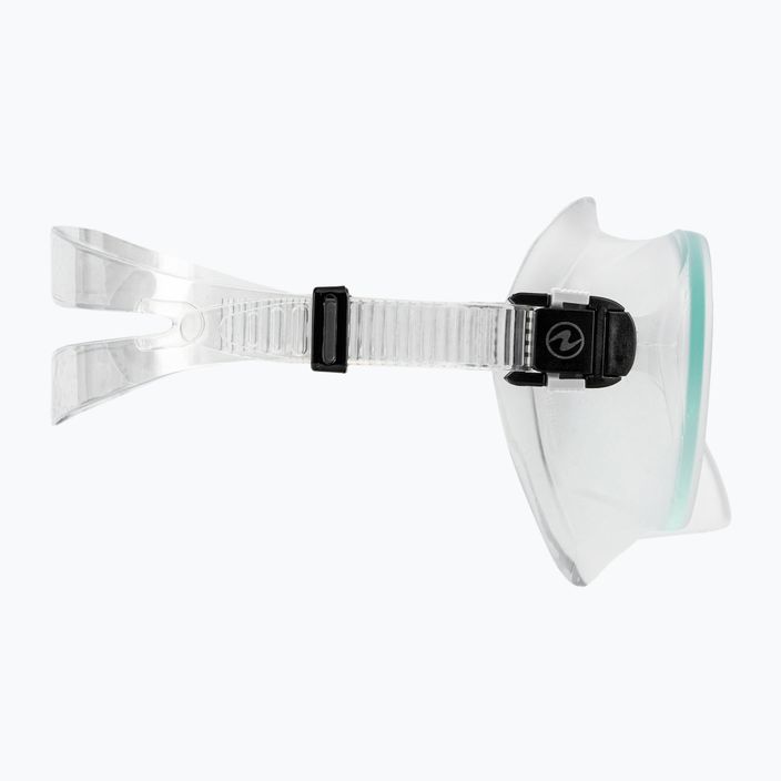 Set da snorkeling Aqualung Nabul Combo trasparente/bianco 3