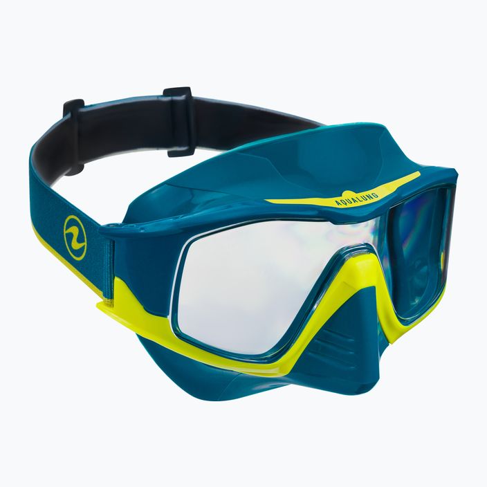 Maschera da snorkeling Aqualung Vita giallo petrolio