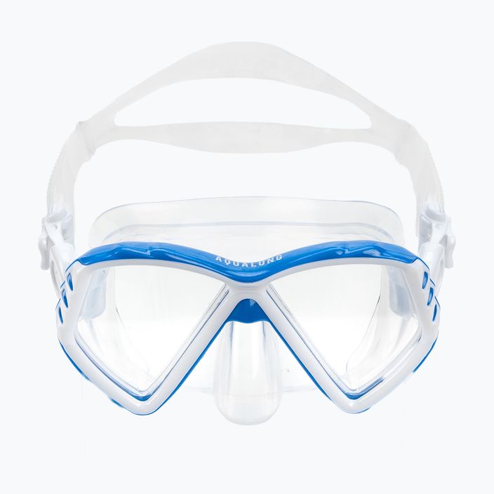 Maschera da snorkeling Aqualung Cub trasparente/blu junior 2
