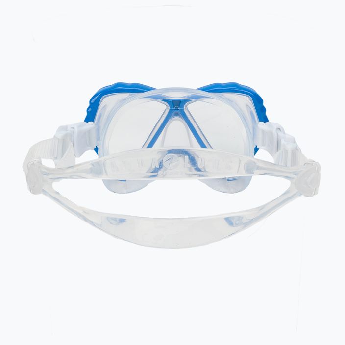 Maschera da snorkeling Aqualung Cub trasparente/blu junior 5