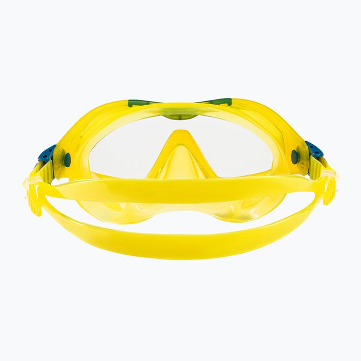 Maschera da snorkeling Aqualung per bambini Mix giallo/benzina 5