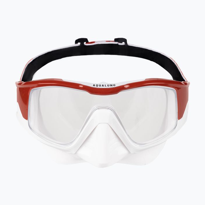 Maschera da snorkeling Aqualung Vita bianco/mattone 2