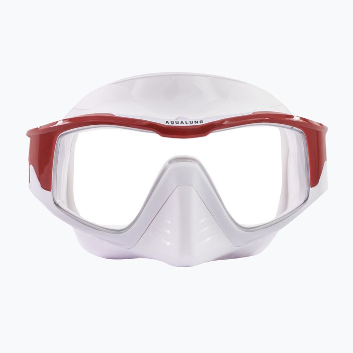 Maschera da snorkeling Aqualung Vita bianco/mattone 7