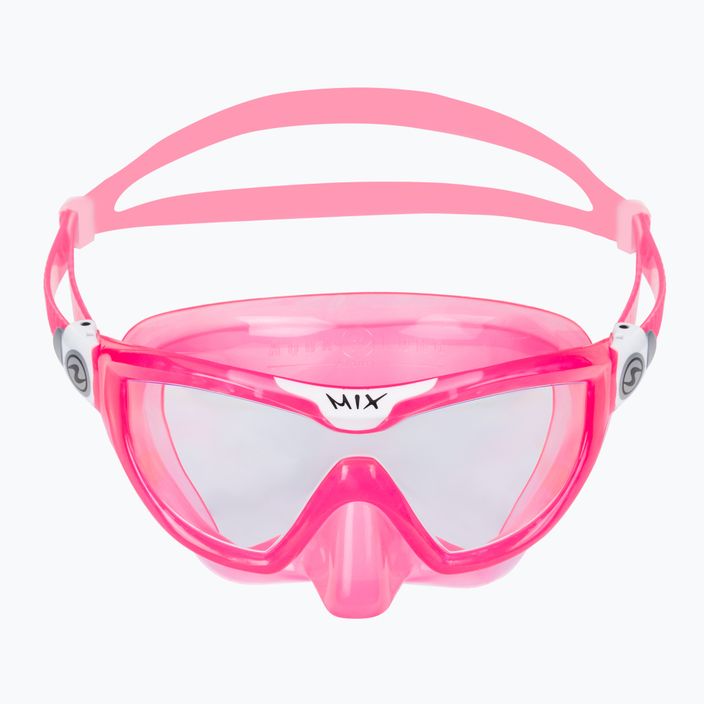 Kit snorkeling per bambini Aqualung Mix Combo rosa/bianco 3