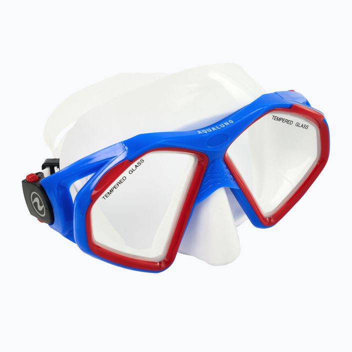 Maschera per lo snorkeling Aqualung Hawkeye bianco/blu 6