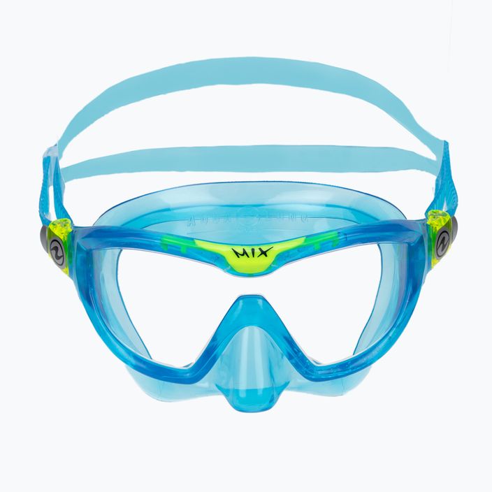 Kit snorkeling per bambini Aqualung Combo Mix.A azzurro/verde brillante 3