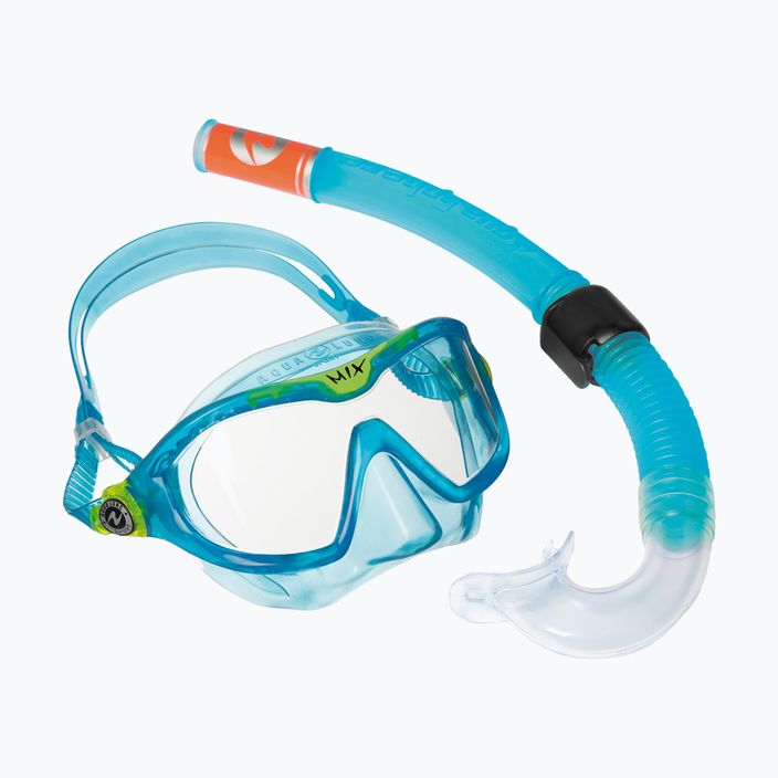 Kit snorkeling per bambini Aqualung Combo Mix.A azzurro/verde brillante 10