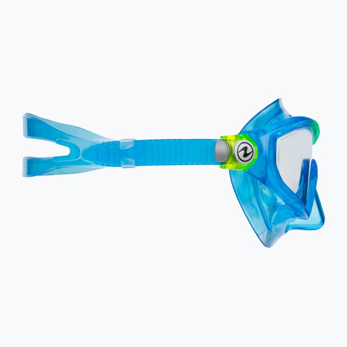 Maschera da snorkeling per bambini Aqualung Mix blu chiaro/verde brillante 3