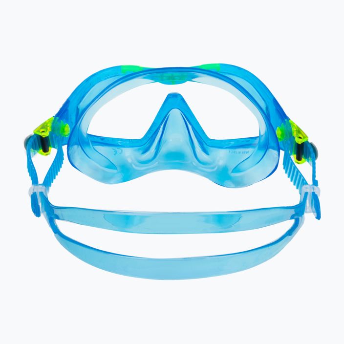 Maschera da snorkeling per bambini Aqualung Mix blu chiaro/verde brillante 5