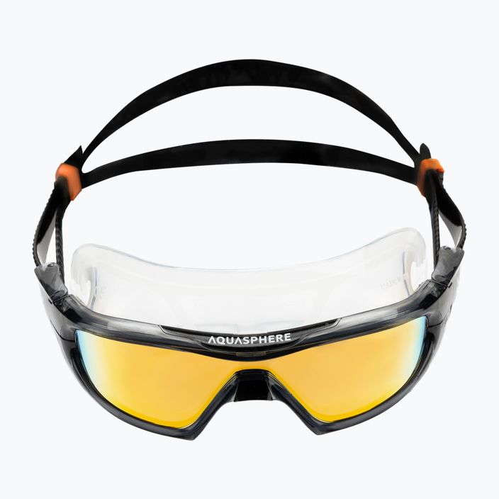 Aquasphere Vista Pro grigio scuro/nero maschera da nuoto MS5591201LMO 2