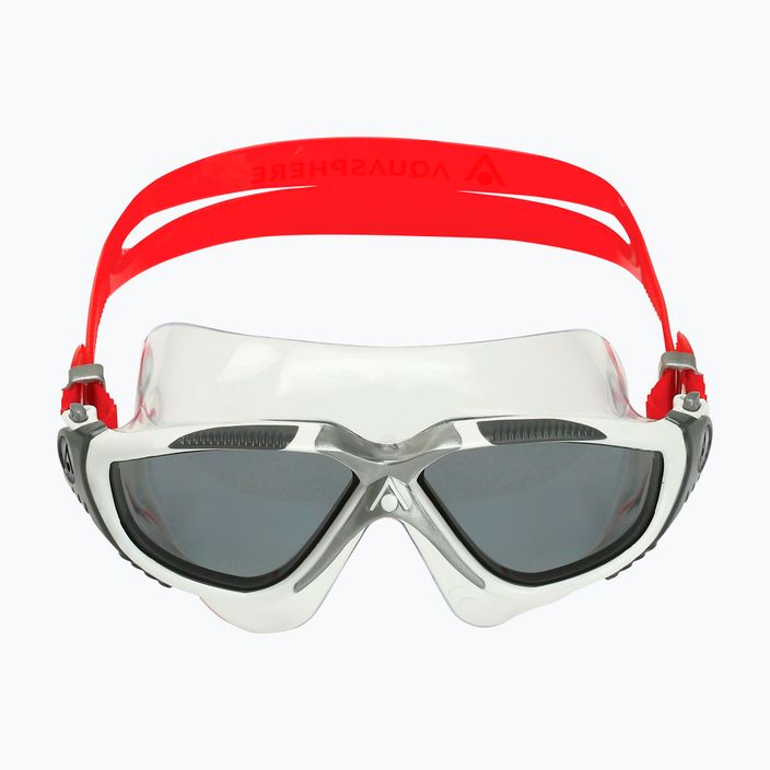 Maschera da nuoto Aquasphere Vista bianco/rosso/scuro 2