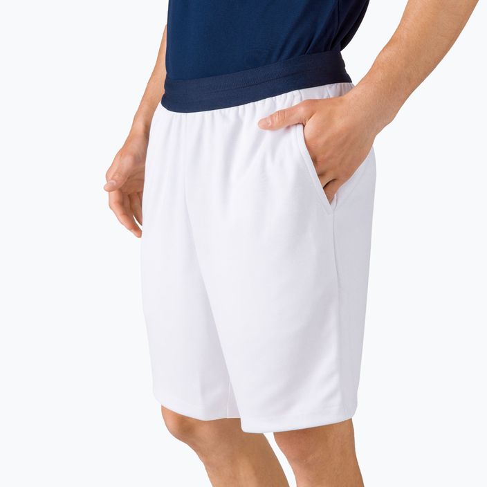 Pantaloncini da tennis Lacoste da uomo GH1044 bianco/blu navy/bianco/bianco