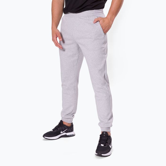 Pantaloni Lacoste da uomo XH9559 argento/ grigio elefante