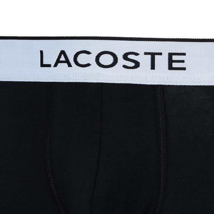 Boxer Lacoste da uomo 5H8385 3 paia nero 4