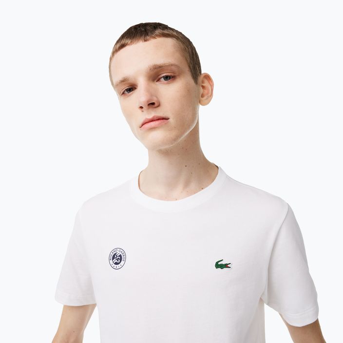 Camicia da tennis Lacoste uomo TH2116 bianco 3