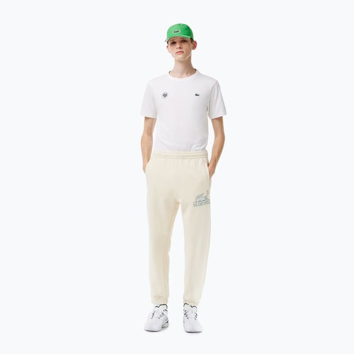 Camicia da tennis Lacoste uomo TH2116 bianco 4