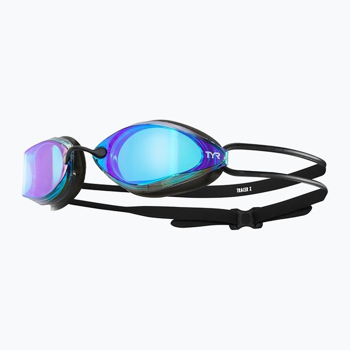 Occhiali da nuoto TYR Tracer-X Racing Mirrored blu/nero 6
