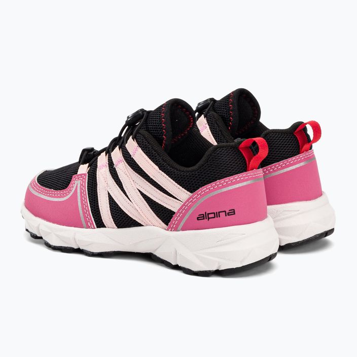 Alpina Breeze Summer rosa/nero scarpe da trekking per bambini 3