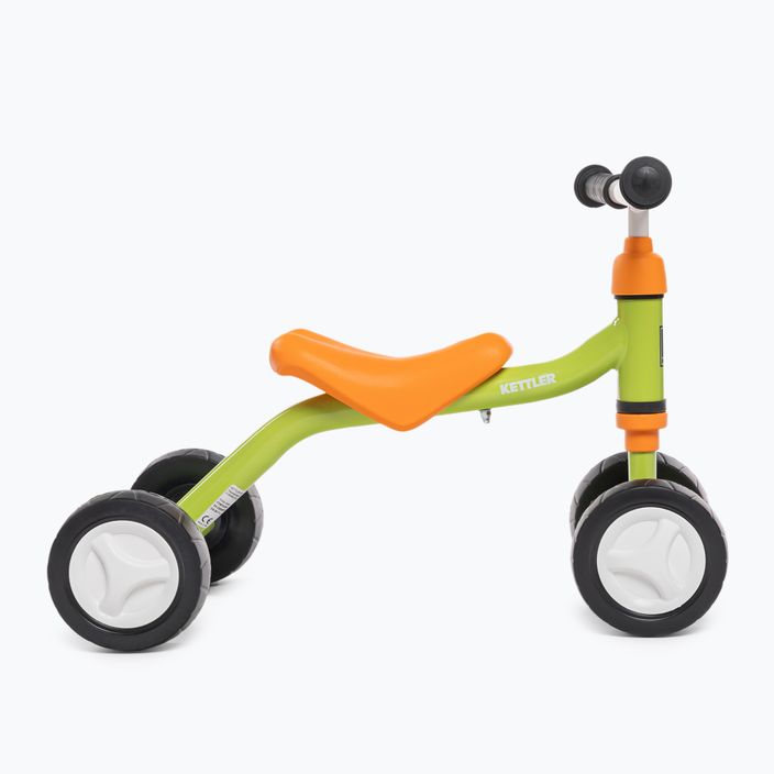 KETTLER Sliddy verde/arancio/bianco bicicletta da fondo a quattro ruote 2