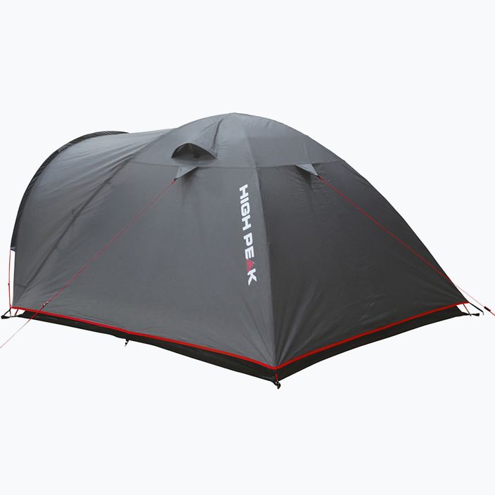 High Peak Nevada 2 grigio scuro/rosso, tenda da campeggio per 2 persone 2