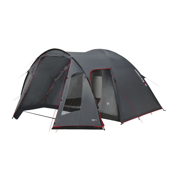Tenda da campeggio per 5 persone High Peak Tessin 5 grigio scuro/rosso 2