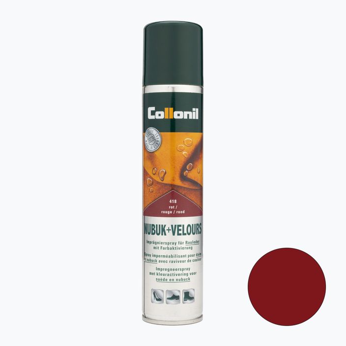 Collonil Velours Nubuk Rosso Conservante per scarpe 200ml