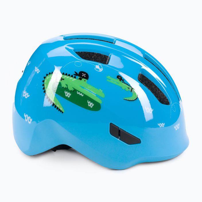 ABUS casco da bici per bambini Smiley 3.0 blu croco 3