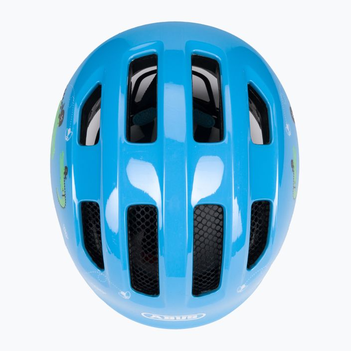 ABUS casco da bici per bambini Smiley 3.0 blu croco 6